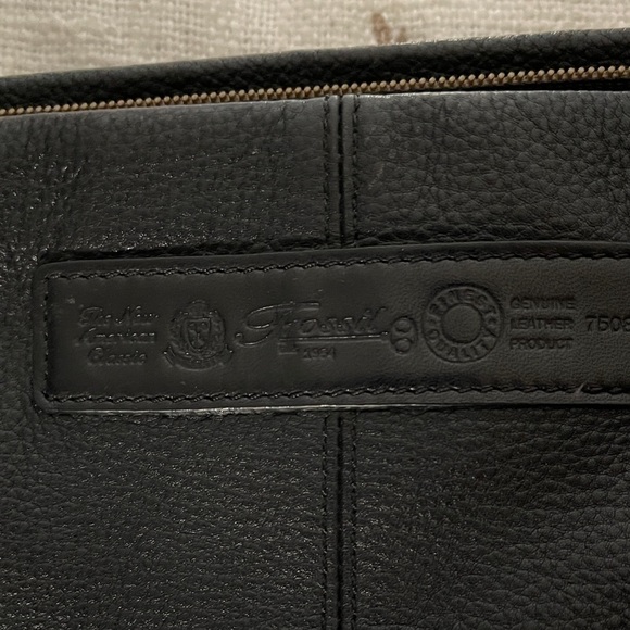 Fossil Black Leather Shoulder Bag Fossil Leather - Picture 2 of 10